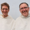 Frère Jean-Laurent Valois et frère Benoît Ente